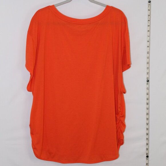 Old Navy Active Go-Dry orange ruched side short-sleeve tee size Tall XXL - Picture 4 of 7